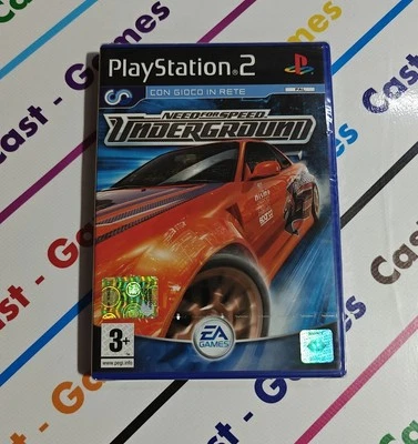 PS2 NEED FOR SPEED UNDERGROUND PLAYSTATION 2 ITALIANO NUOVO SIGILLATO RARISSIMO - Bild 1 von 4