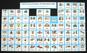 TARJETAS DE COMUNICACIÓN - Autismo PECS Demencia TDAH SEN Ayuda visual y conductual - Imagen 1 de 41