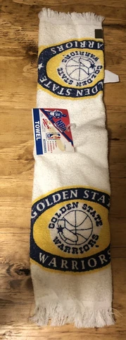 Vintage VTG Golden State Warriors Towel New NWT Rare playoffs 90s NBA Cover
