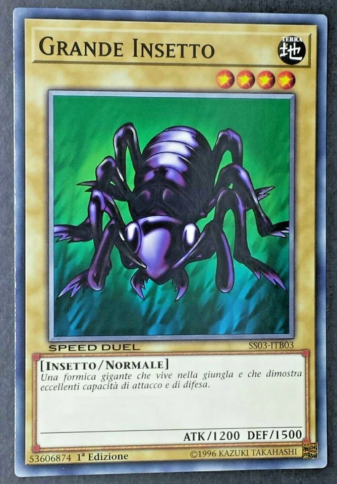 GRANDE INSETTO in Italiano (Big Insect) SPEED DUEL Comune SS03-ITB03 YUGIOH - Immagine 1 di 1