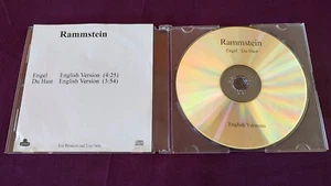 Rammstein CD Promo Acetate Engel / Du Hast English Version  - Picture 1 of 1