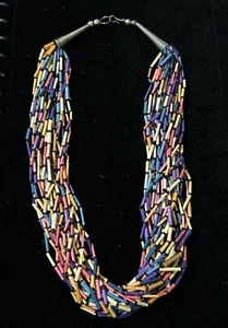 Collar Madera Multicolor Coloridas Semillas Cuentas Madera Multi Hilo Ligero - Imagen 1 de 4