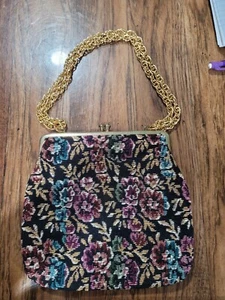 unique vintage tapestry handbag purse made in Japan - Picture 1 of 7