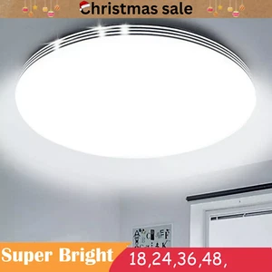 LED Ceiling Light 18-48W Panel Down Light Bathroom Kitchen Living Room Wall Lamp - Picture 1 of 23