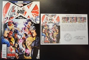 Avengers vs X-Men (2012) #1 (2nd Print Variant) SIGNED Jason Aaron Notarized WOS - Picture 1 of 6