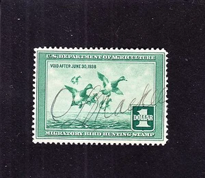 US RW4 $1 Duck Hunting Stamp Used VF SCV $65 - Picture 1 of 2
