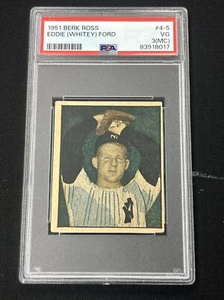 1951 Berk Ross Whitey Ford PSA 3 (MC) - Yankees de Nueva York corte - Imagen 1 de 2