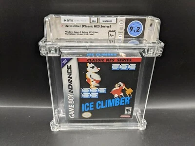 Ice Climber Classic NES Series GBA WATA 9.2 A+ FACTORY SEALED VGA - Image 1 of 4