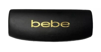 Новый bebe черный жесткий раскладушка очки чехол пружинная застежка - Изображение 1 из 4