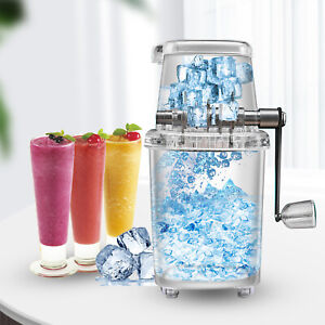 TOP Manual Ice Crusher Shaver Portable shaved ice machine Hand Snow Cone Maker