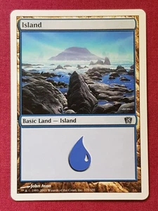Magic The Gathering 8TH EDITION ISLAND 335 land card MTG - Picture 1 of 2