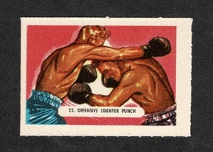 1945-47 Kellogg's (Canadá) Puntas Deportivas 2do Set #22, Boxeo "Contra-Punch", Como Nuevo - Imagen 1 de 3