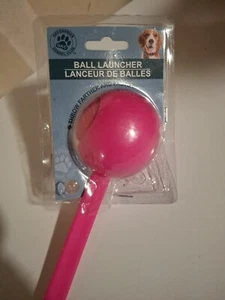 Ball Launcher For Dog Pets Faster & Farther Tennis Ball Thrower Color Pink - Picture 1 of 3