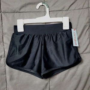 Cat And Jack Girls Kids Black Shorts Size Small 6/7 - Picture 1 of 5