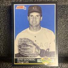 Ryne Sandberg Cubs #862 Score 1991 Baseball The Franchise Trading Card