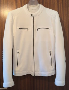 ZARA Sommerjacke S bis M Herren weiß - Imagen 1 de 6