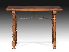 Walnut Table for Desk "Bargueño", Walnut, Metal, 17th Century