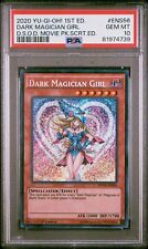 Yugioh PSA 10 2020 Dark Magician Girl MVP1-ENS56 Secret 1a Edición (FOTO DE STOCK)