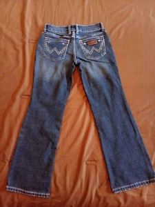 Wrangler Jeans Damen 5x30 Bootcut Blau Western - Bild 1 von 7