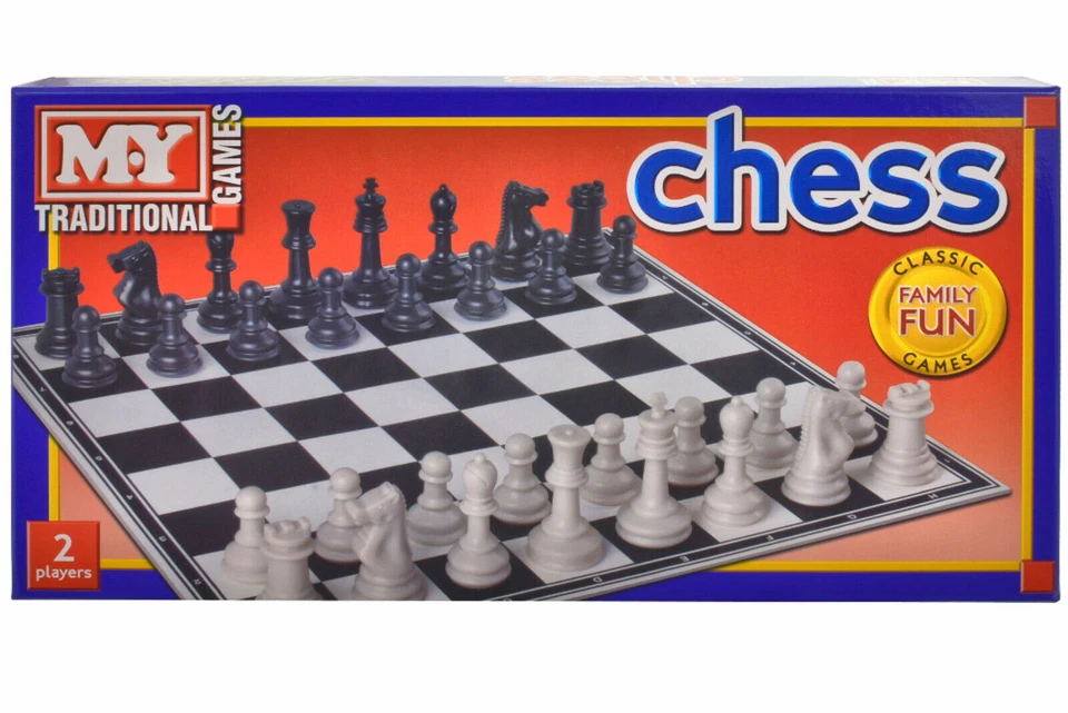 Traditional Classic Full Size Family Childrens Kids Board Games Game Boardgames Chess