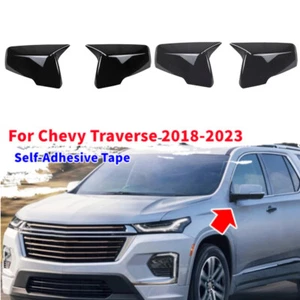 For Chevrolet Traverse 2018-2023 Rearview Side Mirror Cover Wing Cap Trim Add on - Picture 1 of 9