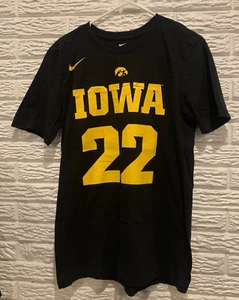 Caitlin Clark Unisex Size Small Black Iowa Hawkeyes 22 Nike Tee Basketball Shirt - Picture 1 of 11