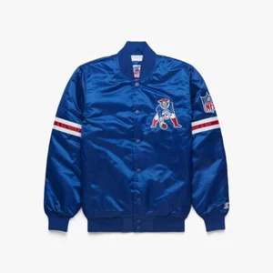 HOMAGE X Starter New England Patriots Satin Jacket NFL FOOTBALL mens Size 2XL - Picture 1 of 5