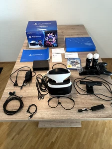 Playstation 4 PSVR + OVP + 3x PS4 Controller + Ladestation + PS5 Adapter + Spiel - Picture 1 of 16