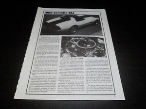 Original 1969 Chevrolet Corvette ZL1 & 1969 Baldwin Motion Performance Aufschrift - Bild 1 von 2
