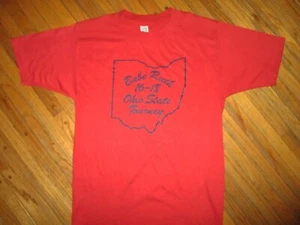 CAMISETA TORNEO ESTATAL BABE RUTH OHIO AÑOS 80 DE COLECCIÓN Pantalla de Béisbol Estrellas Mediana - Imagen 1 de 4