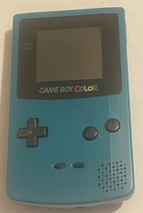 Nintendo Game Boy Color Handheld Game Console - Teal Tested & Working CLEAN!! - Picture 1 of 11