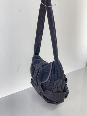 Bolso de Hombro BALENCIAGA 00s Reconstruction Archive Vintage Pana Negro de Foto 1 de 4