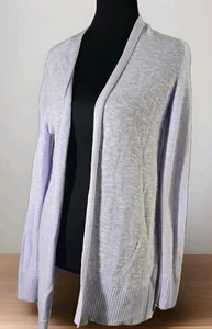 GAP Lavendel Gr. S lila klassischer langer CARDIGAN PULLOVER, Small, EUC, leicht, dünn - Bild 1 von 7