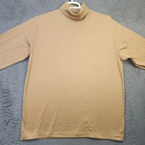 Vintage Cross Creek Shirt Mens XL Mock Neck Long Sleeve Made USA 90s Casual - Picture 1 of 8