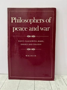 Philosophers of Peace & War Kant Marx Tolstoy VTG HC 1989 Revised PBK - Picture 1 of 4