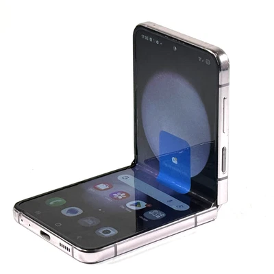 Samsung Galaxy Z Flip5 SM-F731B 512GB Lavender Unlocked Poor Condition Works 472 - Image 1 of 4