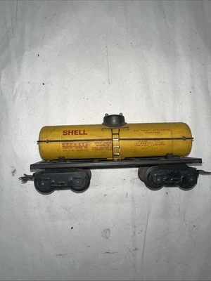 Marx 0/027 S.C.C.X. 652 Shell 8 Wheel Tank Car 3/16 Scale w/Hi-Metal Trucks - Image 1 of 4