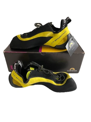 Zapatos de escalada La Sportiva Miura para hombre 10.5 44 negro lima nuevos en caja para mujer 11.5 Foto 1 de 4