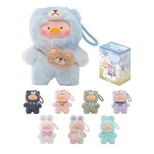 TOYZERO + Lulu das Schweinchen Blindbox - 6 Stück Joyful Time Serie Plüsch Schlüsselanhänger B... - Bild 1 von 7