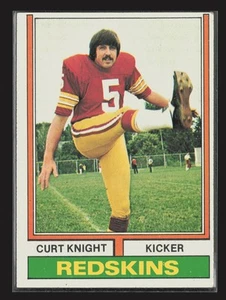 1974 Topps #33 Curt Knight Washington Redskins EX - Picture 1 of 2