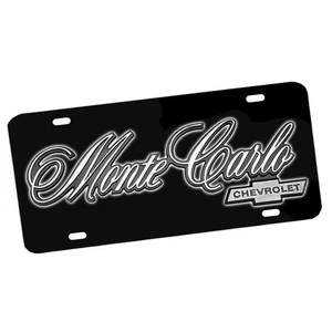 1976 Monte Carlo Classic Car Design Aluminum License Plate Novelty Sign - Picture 1 of 3