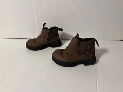 Botines Zara Gamuza Marrón Niño Pequeño Talla 23 EU Foto 1 de 4