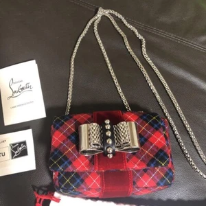 Christian Louboutin mini shoulder bag Leather Red WOMENS shipped from Japan JP!! - Picture 1 of 6