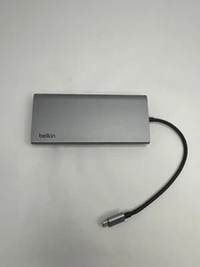 Belkin Connect USB-C 8-in-1 Dual Display Monitor Core Hub macbook Laptops - Picture 1 of 5