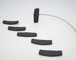 5 spare molded Rubber Pad for Plantronics Supra Monaural Headband 17590-03 T-Bar