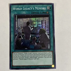 Yugioh Limited Edition World Legacy’s Memory FLOD-ENSE3 Spell Card NM/M - Picture 1 of 2