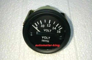 SMITHS VOLT GAUGE black bezel - Picture 1 of 3