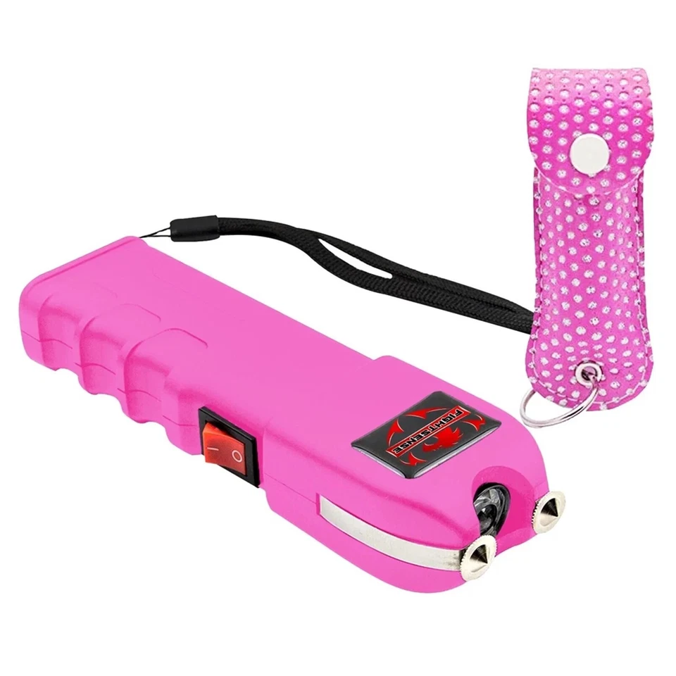 COMBO de pistola aturdidora recargable de alta resistencia FIGHTSENSE con linterna LED y spray de pimienta Foto 1 de 1