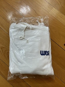 WEA Warner Electra Atlantic Records White Hoodie PROMO Sweatshirt NEW Size Large - Picture 1 of 6