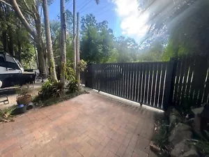 Sliding Gates Vertical Slats in Monument DARK Grey - DIY Kits - 3m to 7m wide - Picture 1 of 15